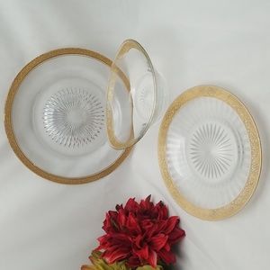 Antique Heisey Gold Encrusted Dinnerware